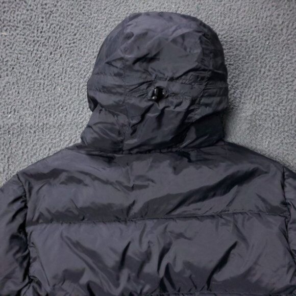 New ONLY NY Jacket Mens S Small Packable Snorkel Puffer Down Nylon Black - Picture 9 of 9